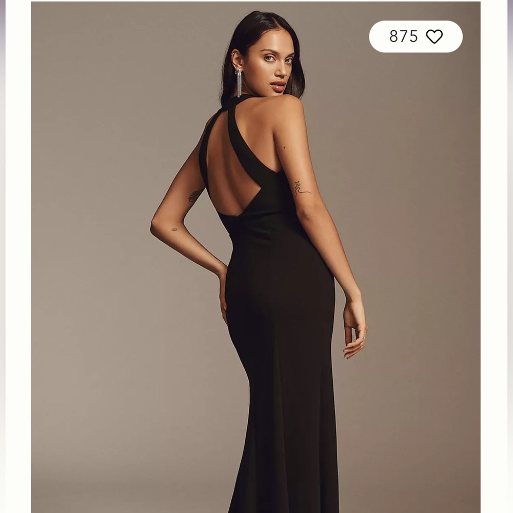 BHLDN Black long dress
